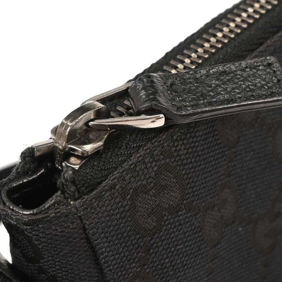 Gucci Black Canvas GG Shoulder Bag 114273 - Picture 5 of 10